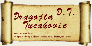 Dragojla Tucaković vizit kartica